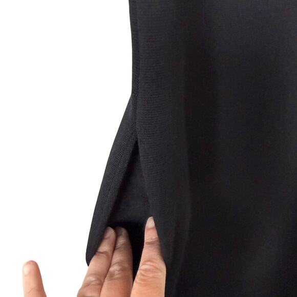 Lisa‎ Perry Wool Mod Mini Dress Long Sleeve Geometric Black and White, Size 2 - Picture 7 of 14